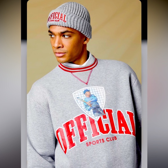 SOLD BoohooMAN Sports Club Beanie - Picture 3 of 7